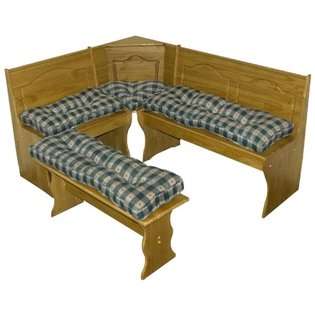 Greendale Home Fashions 4 Piece Nook Cushion Set Pilgrim Plaid at 