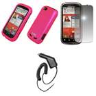 EMPIRE for Motorola CLIQ 2 H Pink Case Cover+Mirror Protector
