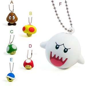    New Super Mario Brothers Keyholder Plush (Set of 6): Toys & Games
