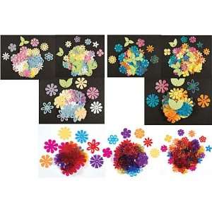    All 3 Iridescent & Transparent Flower Sets: Arts, Crafts & Sewing