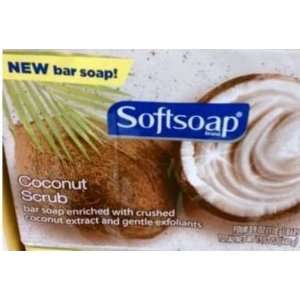  Softsoap, Coconut Scrub, 4 Ct Bars (Pack of 3) Beauty