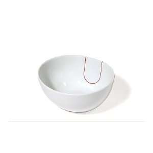  Five Senses Touch! Red Cereal Bowl [Set of 6]: Kitchen 