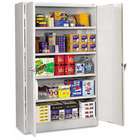   Steel Storage Cabinet, 4 Adjustable Shelves, 36 X 24 X 78, Putty