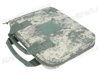 12 Airsoft Square Padded AEG Carry Case Bag Pouch   ACU  