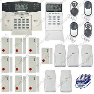 Tech Security   WIRELESS ALARM SECURITY SYSTEM w/ AUTO DIALER For HOME 