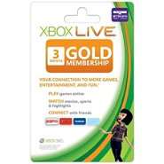 Microsoft XB360 Live   3 month Gold Card at 