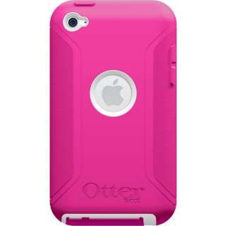 Otterbox iPod Touch 4th 4 Gen White Pink Defender Case Cover 