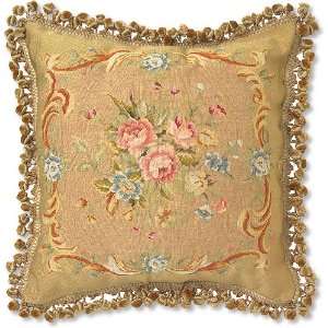  French Tapestry Decorative Silk Pillow: Home & Kitchen