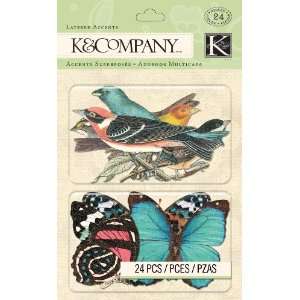  K&Company Layered Accents, Merryweather Bird and Butterfly 