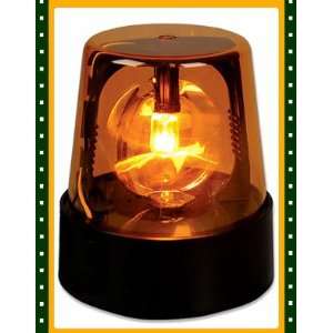   Large 7 Inch Amber Yellow Flashing Police Beacon Light: Toys & Games