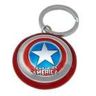 Captain America Marvel Pewter Keyring Shield of Captain America