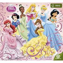   Disney Princess 16 month Wall Calendar   TNT Media Group   