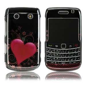  For Blackberry Bold 9700 Hard Case Pink Heart Carbon 
