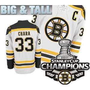 Bruins Authentic NHL Jerseys #33 Zdeno Chara AWAY WHITE Hockey Jersey 