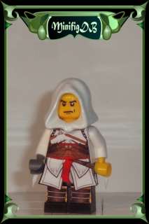 Custom LEGO assassins creed II: Altair vs Ezio #034F  