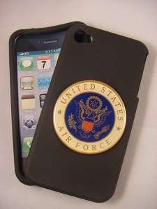   US AIR FORCE Black Hard and Soft Gel Skin 4 G IPhone Case NEW  