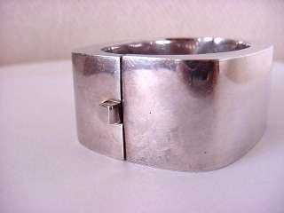 MEXICAN STERLING 925 bold Cuff Bracelet Stamped  