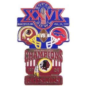  Super Bowl XXVI Oversized Commemorative Pin Sports 