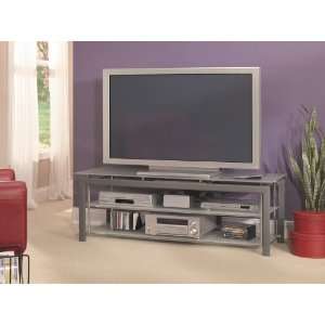   60 Inch Platinum Mist Wood Plasma,LCD TV Stand Furniture & Decor