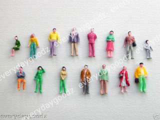 5000 x Train Model 1100 Scale Painted Figure People HO  
