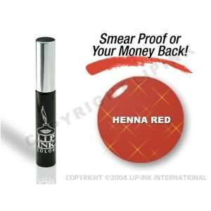  LIP INK® Lip Liquid Lipstick Color HENNA RED NEW Beauty