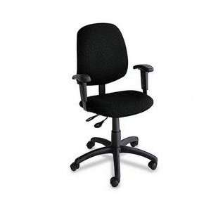  Goal Series Low Back Operator Tilt Chair, Black Fabric 
