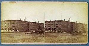 Shoe Factory, Lewiston, Maine, old photograph  