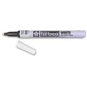  Sakura Pen Touch Paint Markers   White, Fine Tip Marker 