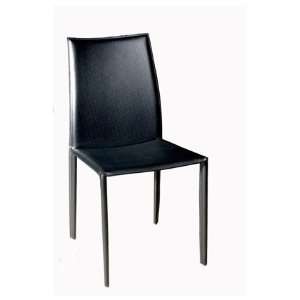  Wholesale Interiors Rockford Leather Dining Chair (Set of 