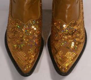 Custom Made Helens Heart Sequin Boots American Idol Country Cowboy 