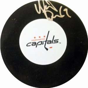 Niklas Backstrom Washington Capitals Autoraphed Hockey Puck  