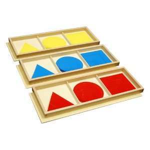   Kid Advance Montessori Circles, Squares, and Triangles Toys & Games