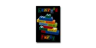 Custom Lego Building Blocks Birthday Party Invitations  