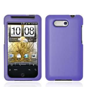  Purple Rubberized Snap On Hard Skin Case Cover for HTC 