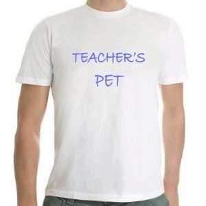 Teachers Pet White Tshirt SIZE ADULT SMALL Everything 
