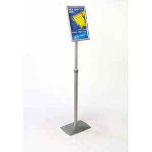   Signage, Rotating Frame and Telescoping Pole   Silver