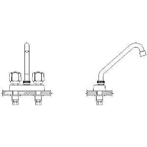  27C4241 27T Two Handle 4 Deck Mount Faucet