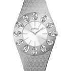 JACQUES LEMANS Womens Vedette Swarovski Crystal 1 1458A Stainless 