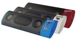 NEW PORTABLE MP3 PLAYER SPEAKER WITH USB/SD/AUX INPUTS & FM RADIO Blue 