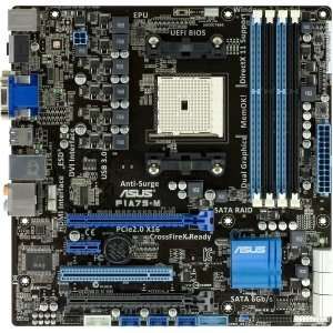   Desktop Motherboard   AMD A75 FCH Chipset   Socket: Electronics
