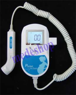 Pocket Fetal Doppler Prenatal Baby Monitor with Gel NEW  