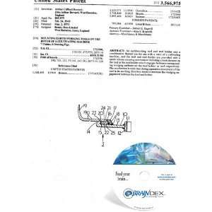  NEW Patent CD for MOUNTING EARTH WORKING TOOLS ON THE 