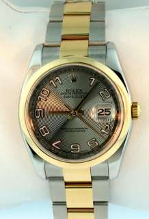 Rolex Datejust 2005 Stainless and 18k Gold Mens Watch.  
