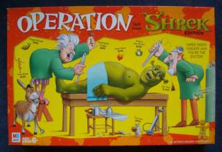 MB OPERATION skill game SHREK EDITION 2004  