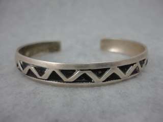   sterling silver bracelet old pawn Jewelry 6 1/2 wrist signed  