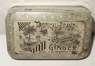 Tropical Brand 3oz Ginger Spice Tin  
