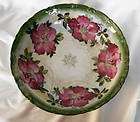 unmarked handpainte​d azalea floral serving bowl