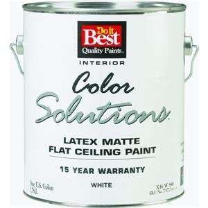   Latex Flat Ceiling Paint, FLAT WHITE CEILING PAINT: Home Improvement