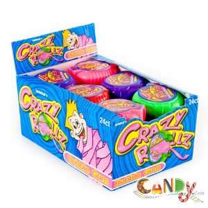 Crazy Rollz Bubble Gum Tape 24 Count Grocery & Gourmet Food