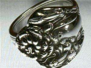 International STRATFORD Sterling Silver Spoon Ring 1902  
